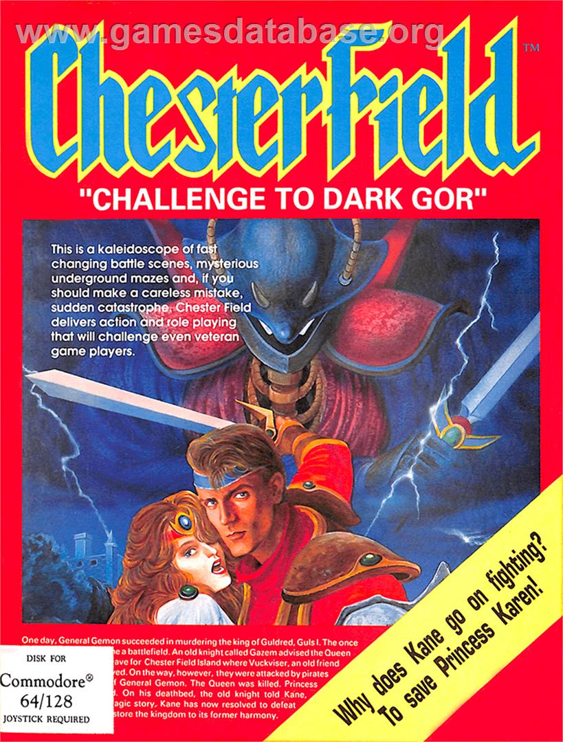 Chester Field - Challenge To Dark Gor - Commodore 64 - Artwork - Box